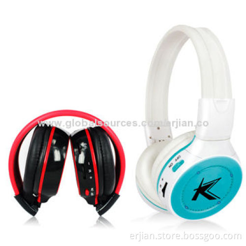 Bluetooth Headphone with 3-in-1 Functions of Stereo Bluetooth, TF Card Slot, FM Radio